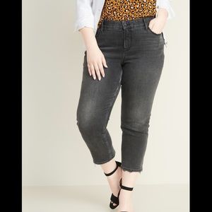 NWT Old Navy Women's Plus High-Rise Straight Jeans